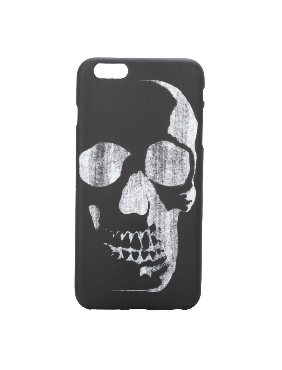 White Skull iPhone 6 Plus Case, , hi-res