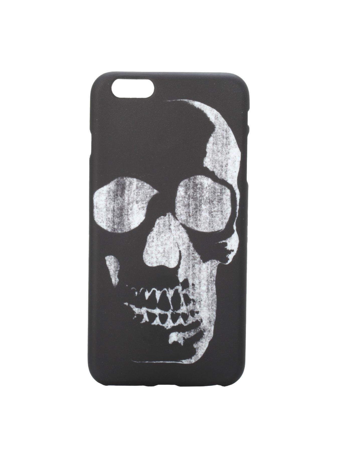 White Skull iPhone 6 Plus Case, , hi-res
