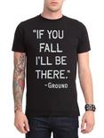 Ground Quote T-Shirt, BLACK, hi-res