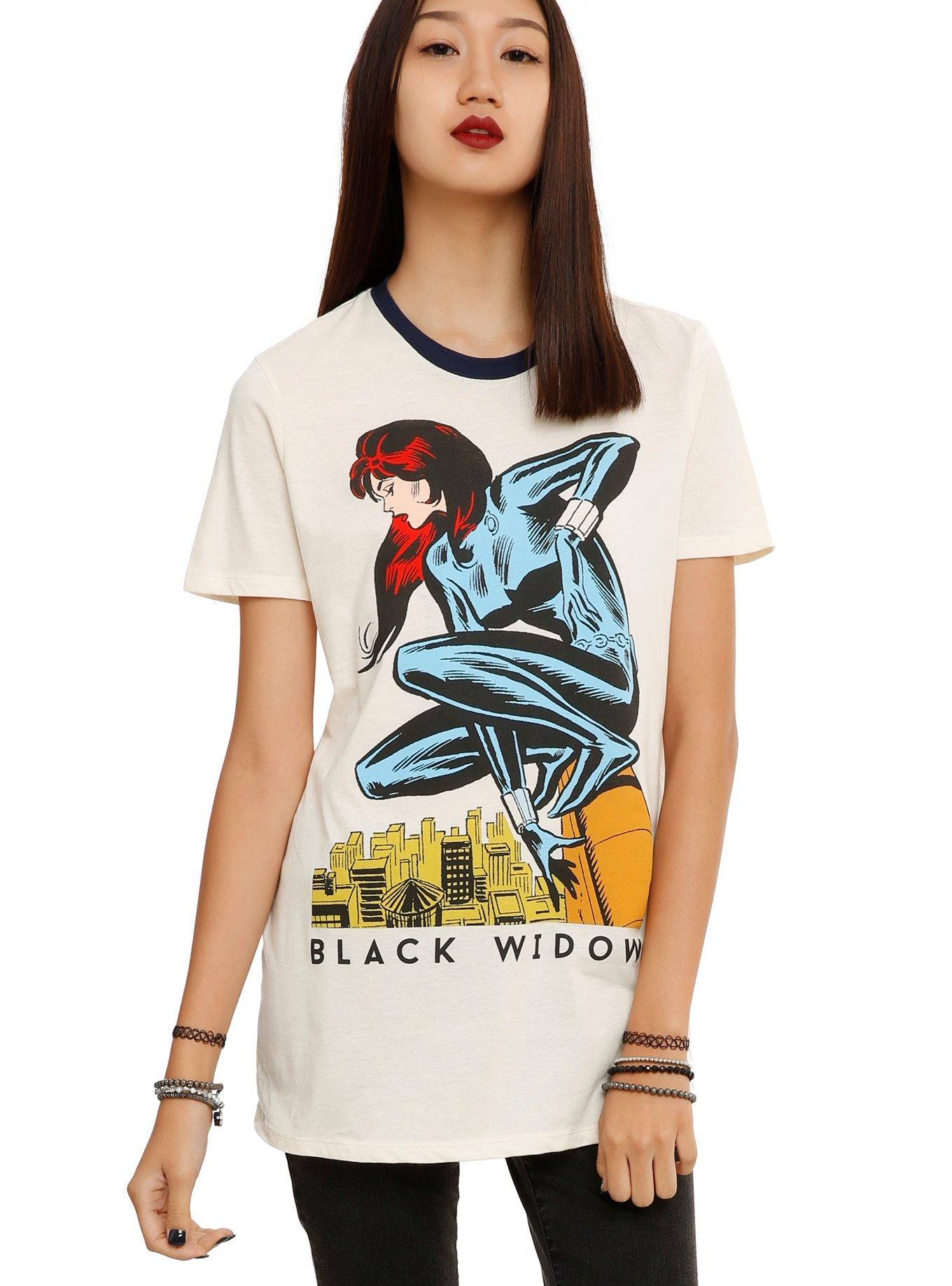 Marvel Black Widow City Girls T-Shirt, BLACK, hi-res