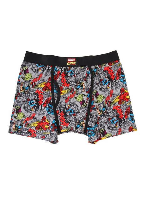 Marvel Comics Heroes Boxer Briefs | Hot Topic