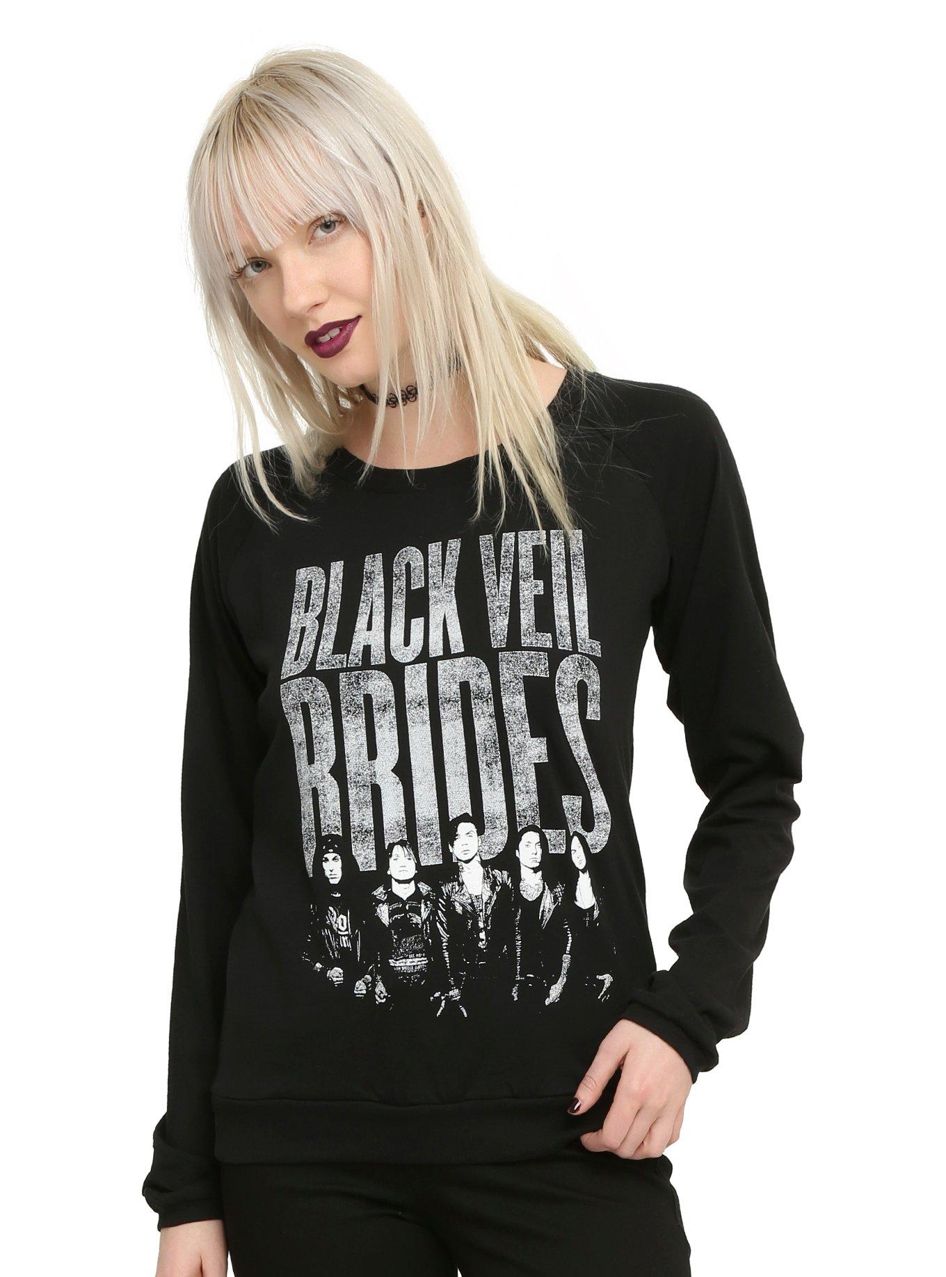 Black Veil Brides Group Girls Pullover Top, BLACK, hi-res