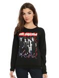 One Direction Zigzag Girls Pullover Top, BLACK, hi-res
