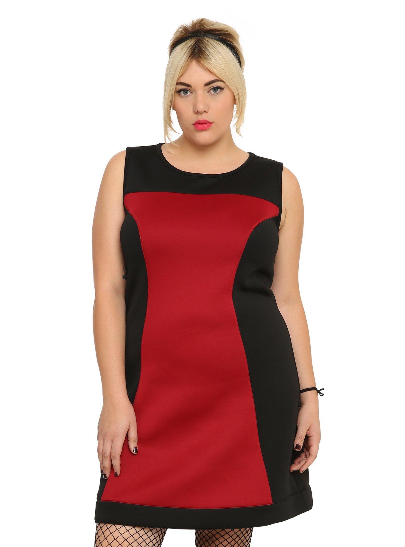 Marvel Her Universe Black Widow Dress Plus Size, BLACK, hi-res