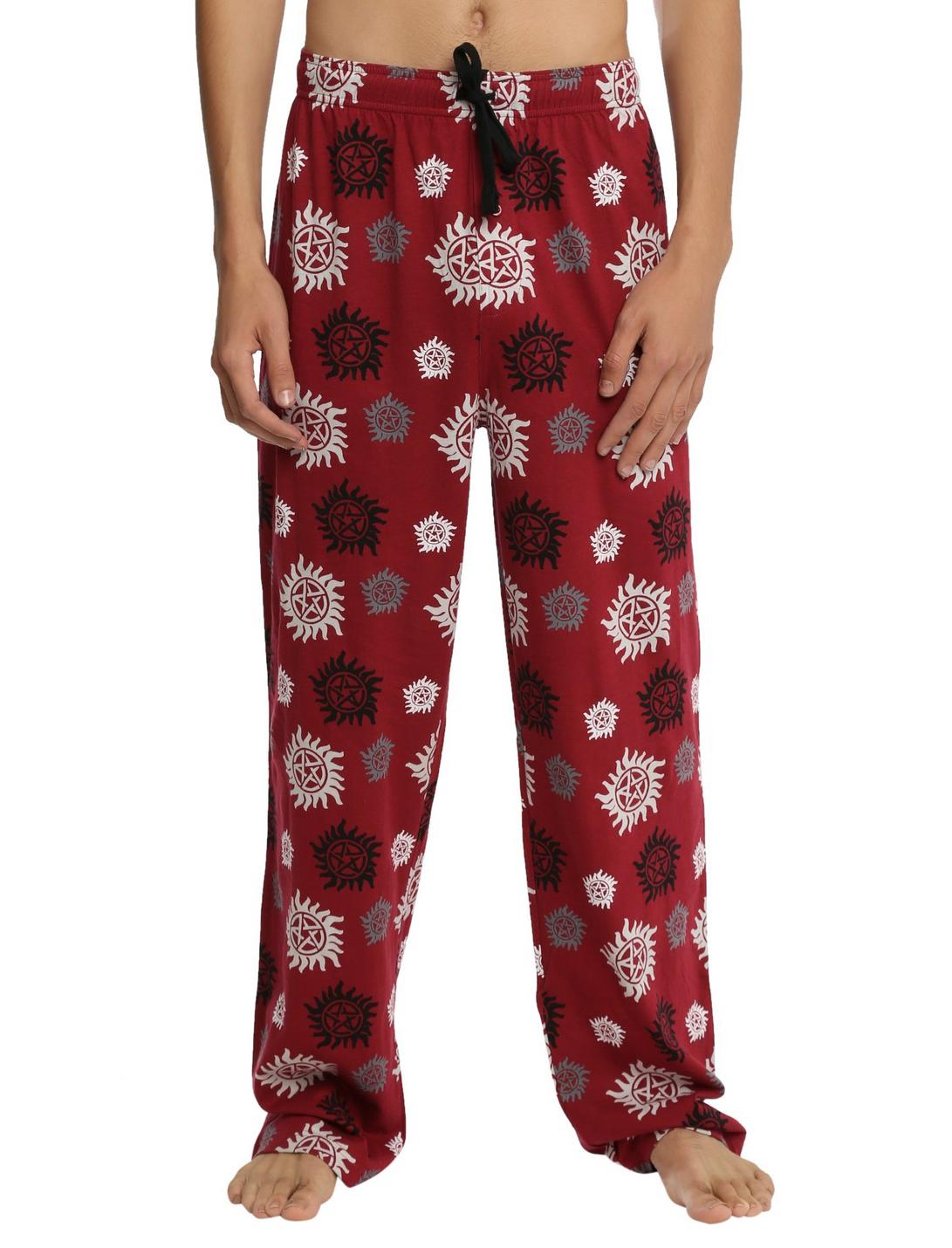 Supernatural Anti-Possession Print Guys Pajama Pants, , hi-res