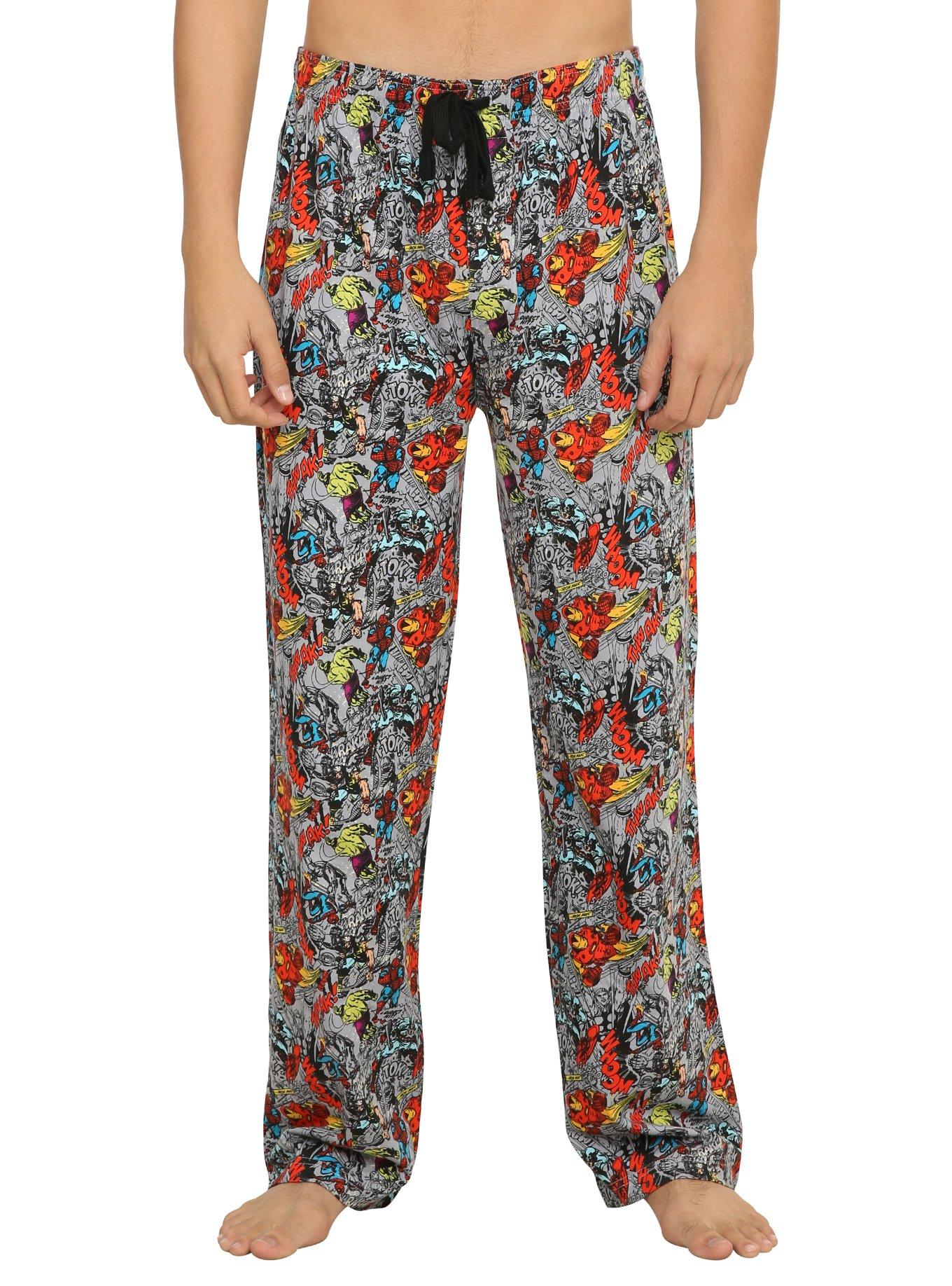 Marvel Heroes Guys Pajama Pants Hot Topic