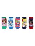 Sailor Moon Sailor Scouts No-Show Socks 5 Pair, , hi-res