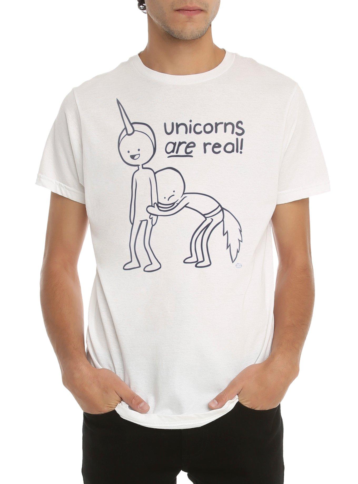 Unicorns Are Real T-Shirt, , hi-res