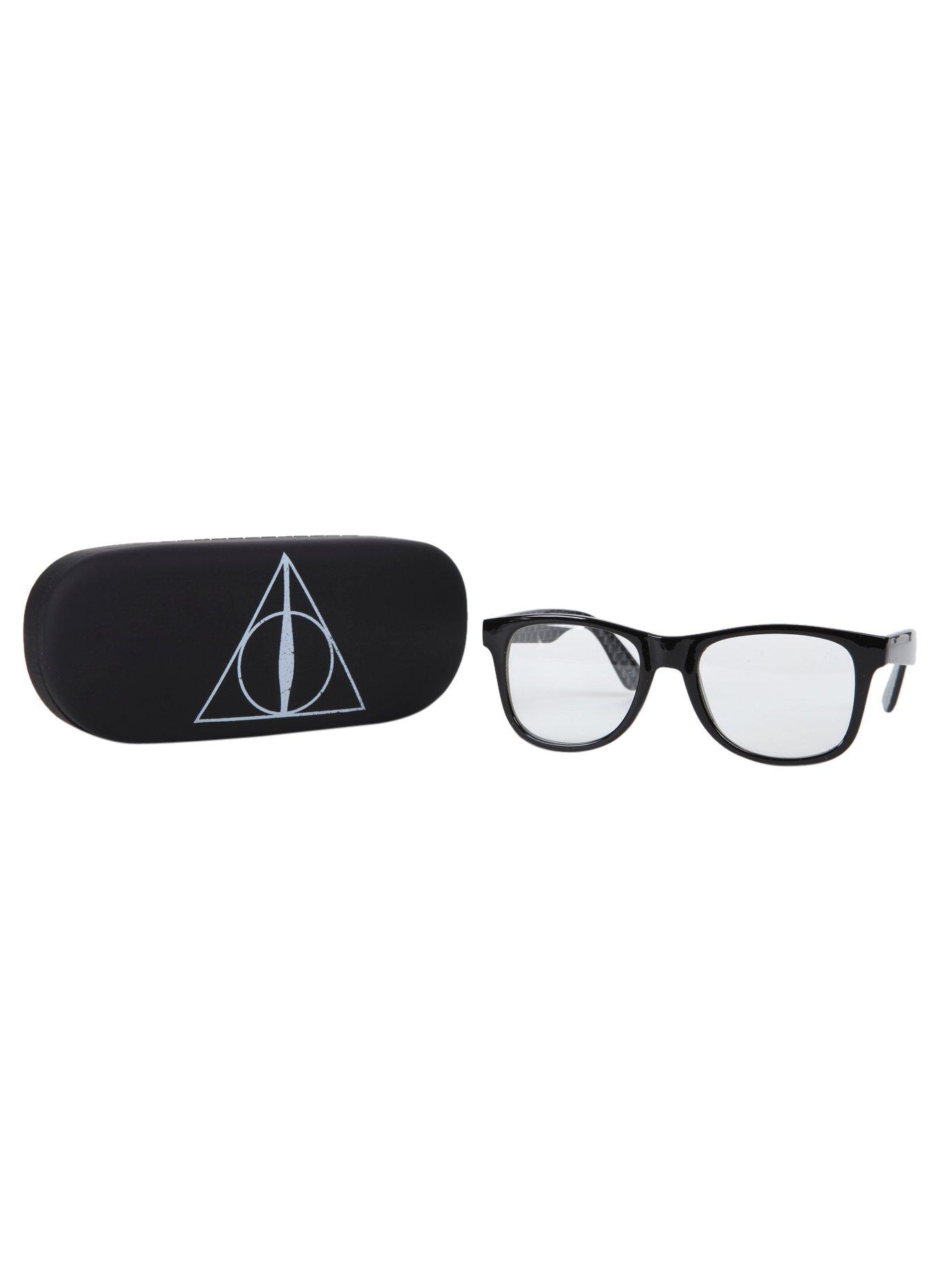 Harry Potter Deathly Hallows Glasses & Case Gift Set