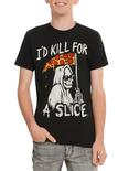 I'd Kill For A Slice T-Shirt, BLACK, hi-res