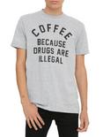 Coffee T-Shirt, HEATHER GREY, hi-res