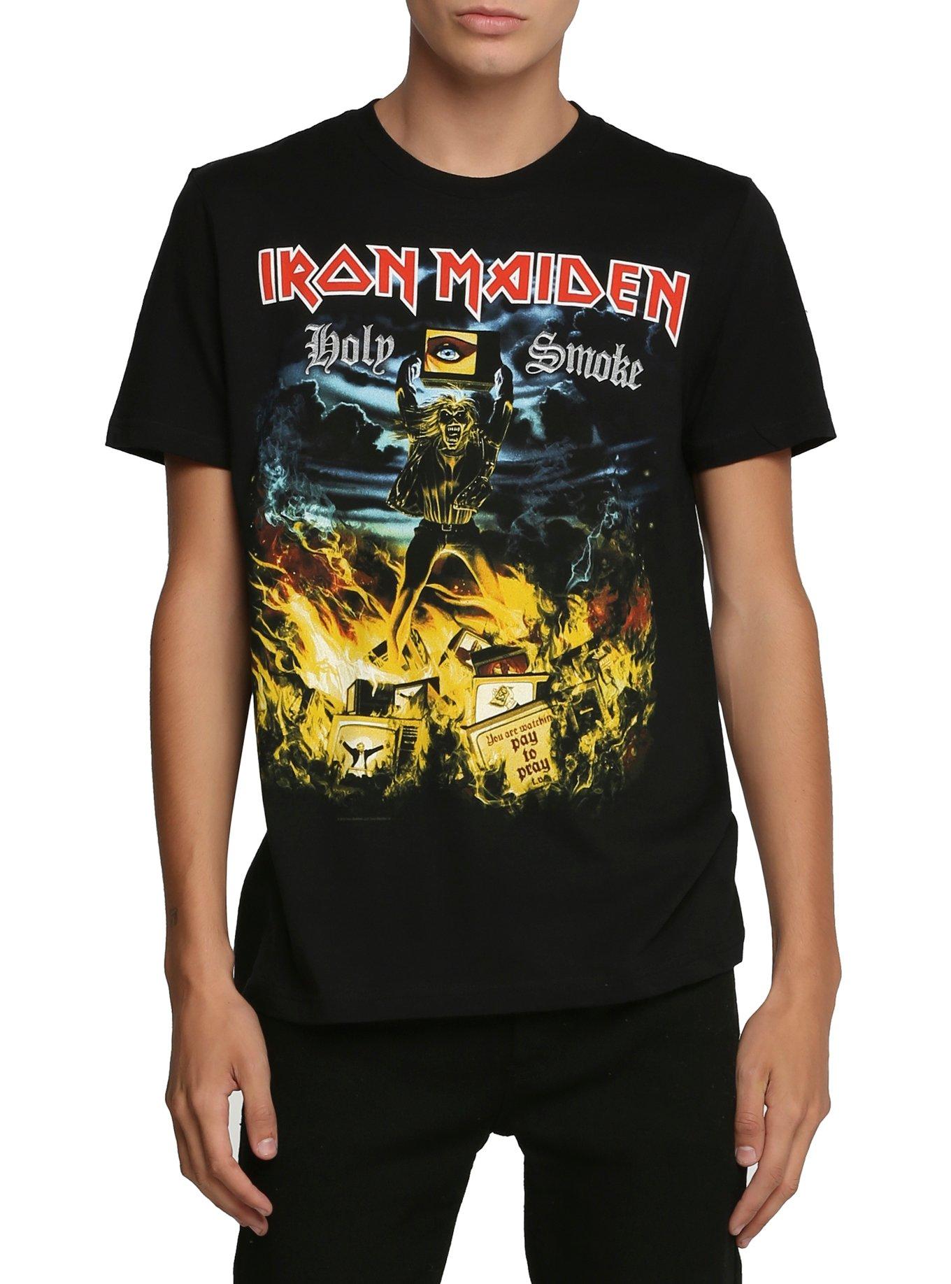 Iron Maiden Holy Smoke TShirt Hot Topic