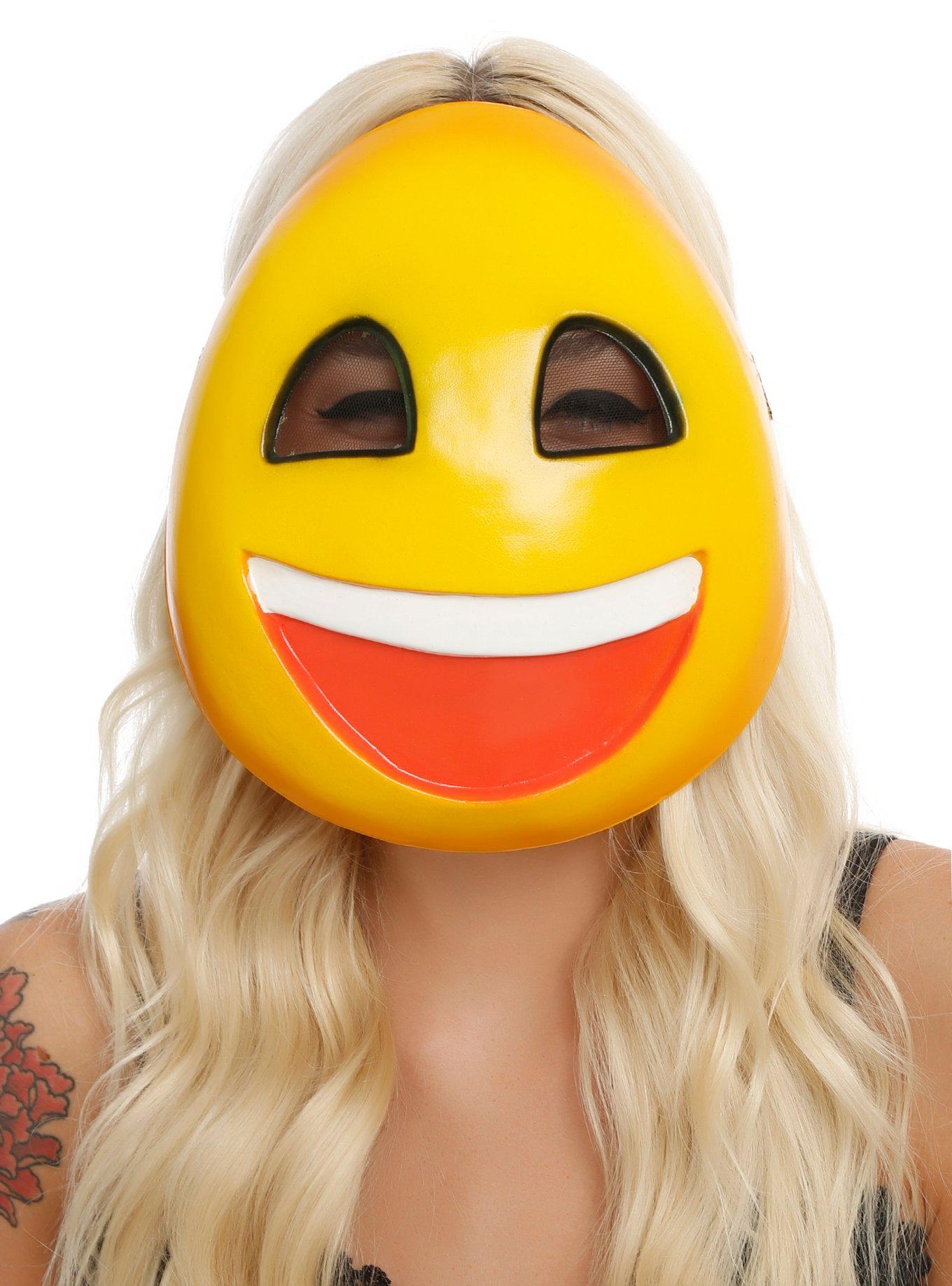 Happy Emoji Mask, , hi-res