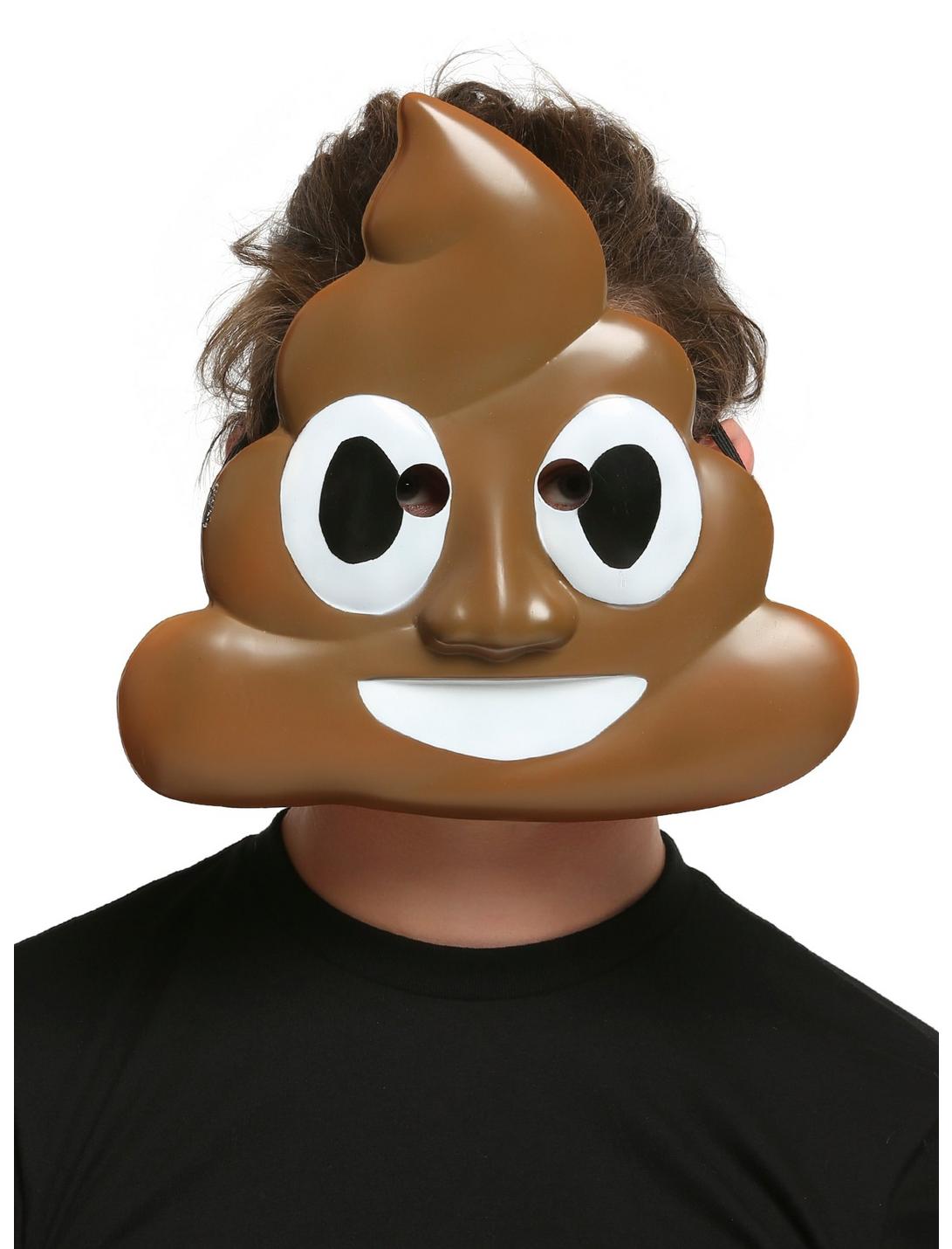 Pile Of Poo Emoji Mask, , hi-res