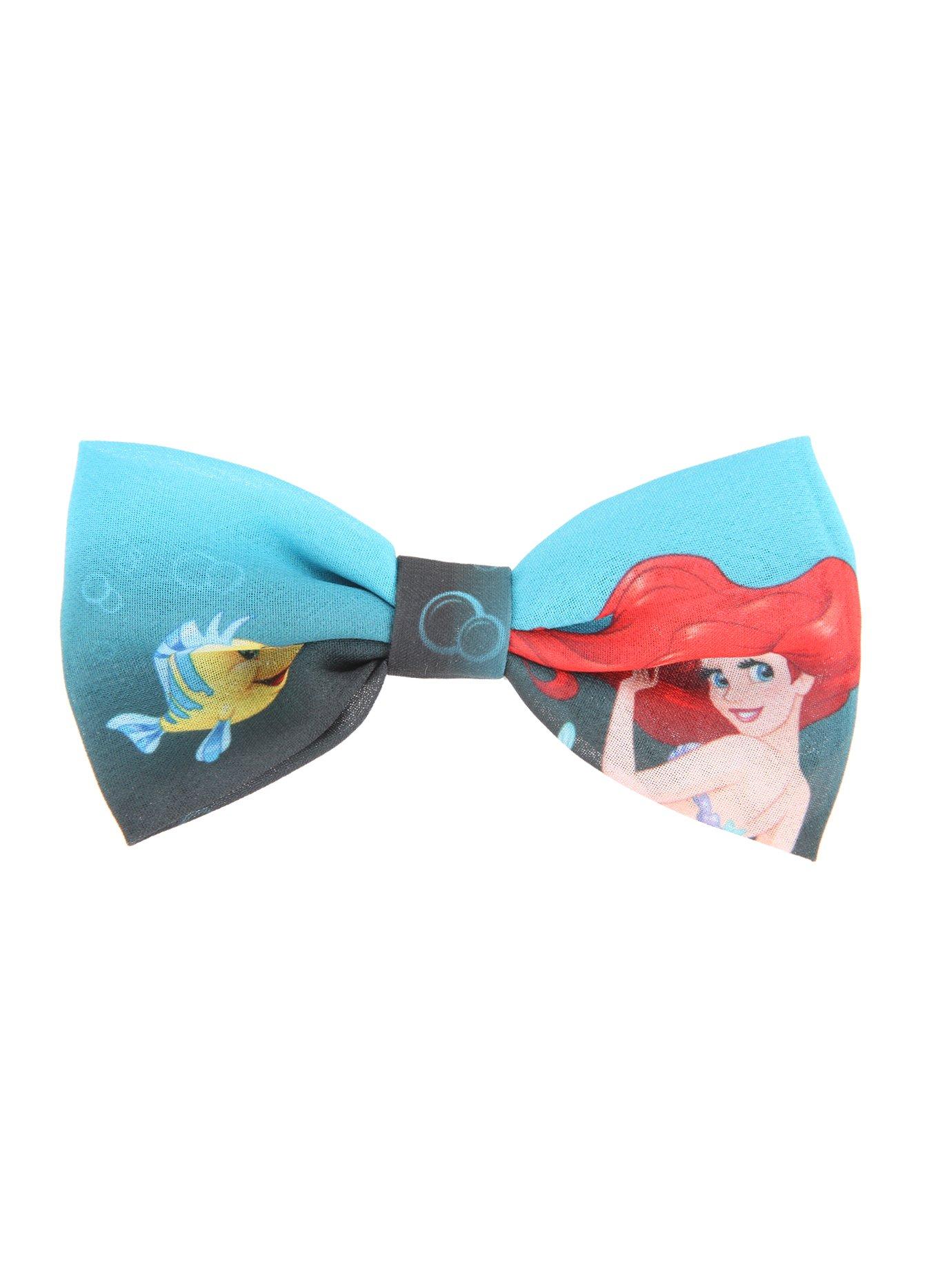 Disney The Little Mermaid Ariel And Flounder Hair Bow, , hi-res