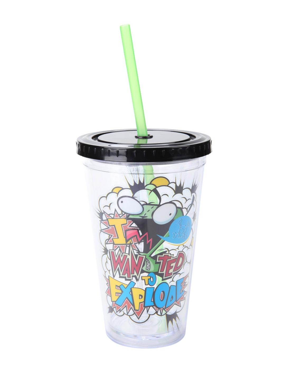 Invader Zim Gir Explode Acrylic Travel Cup, , hi-res