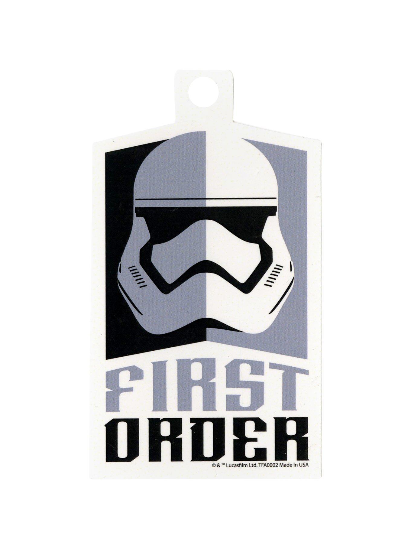 Star Wars: The Force Awakens First Order Stormtrooper Sticker, , hi-res
