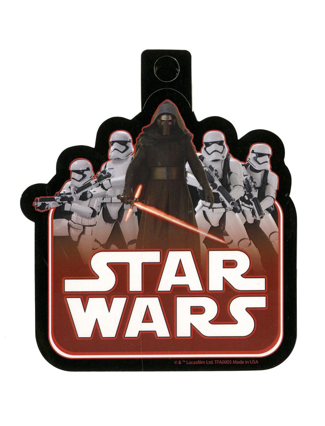 Star Wars Kylo Ren Episode Vii Set Of 5 Vinyl Stickers Decals Official Licens 