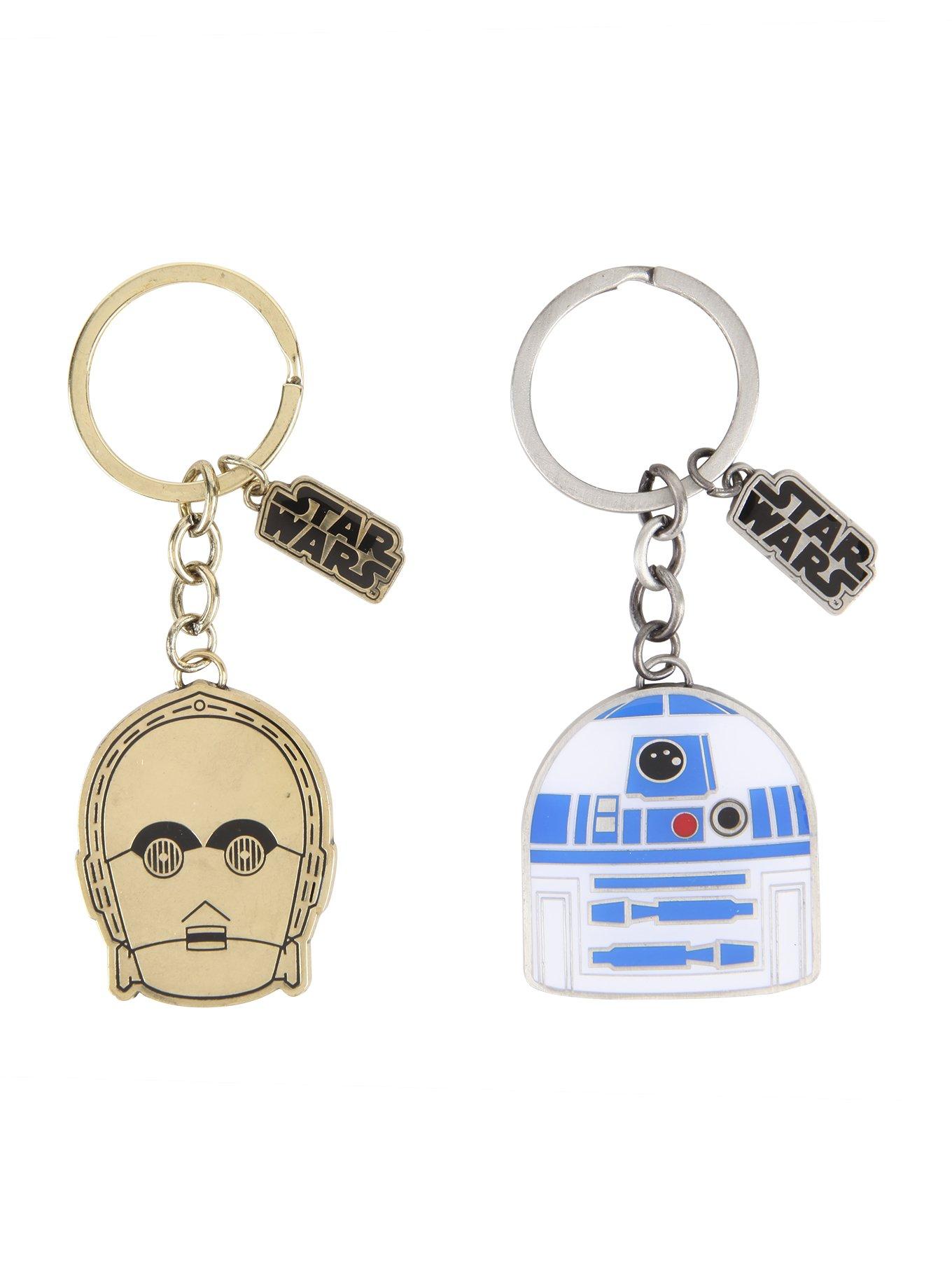 Star Wars R2-D2 & C-3PO Key Chain Set, , hi-res