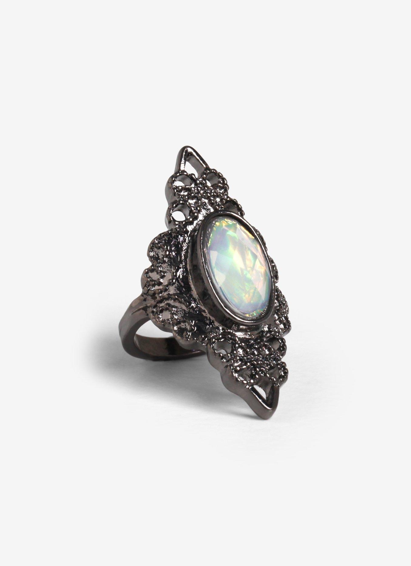 Iridescent Stone Ring, , hi-res