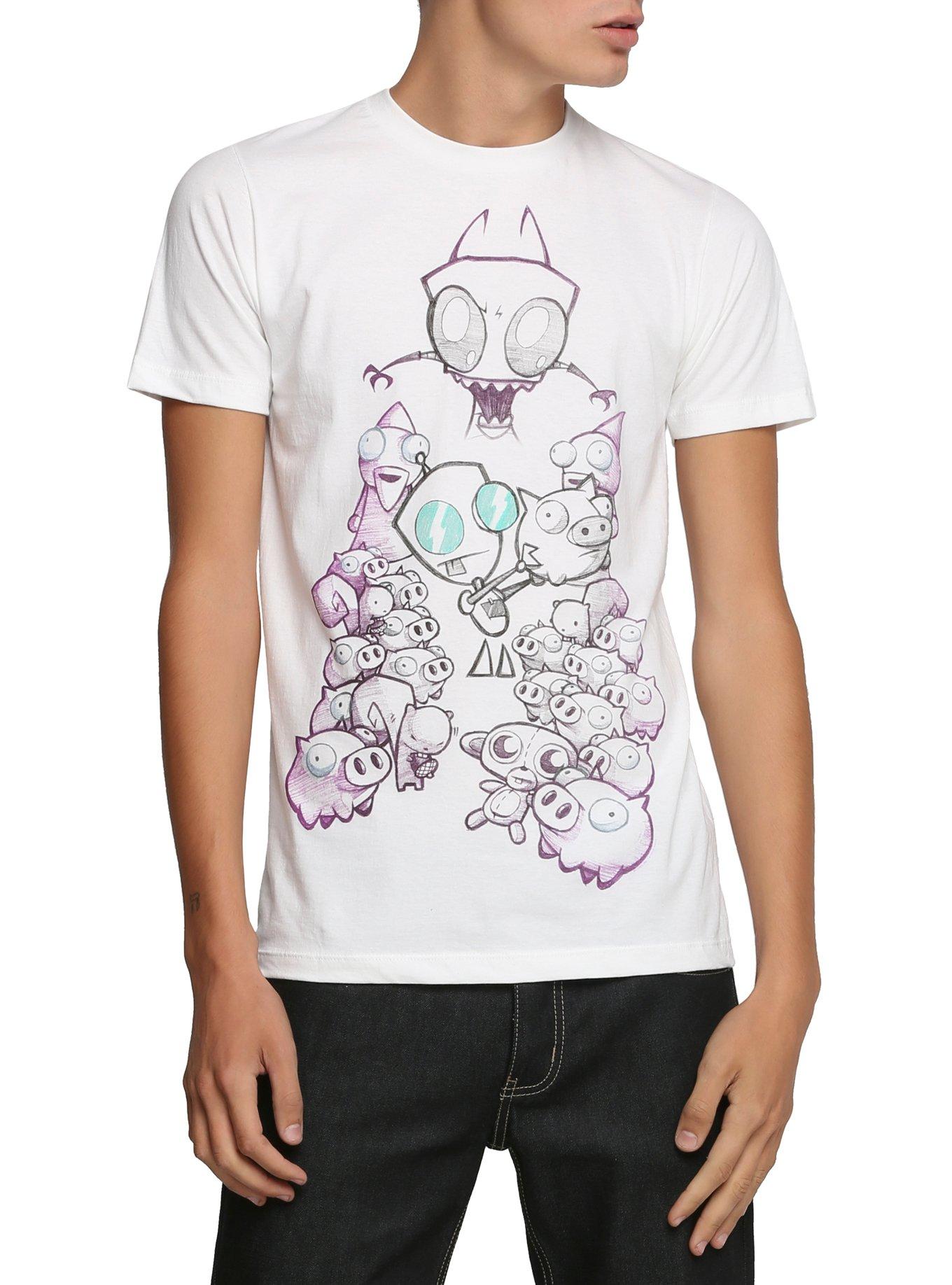 Invader Zim Gir Chosen One T-Shirt, BLACK, hi-res