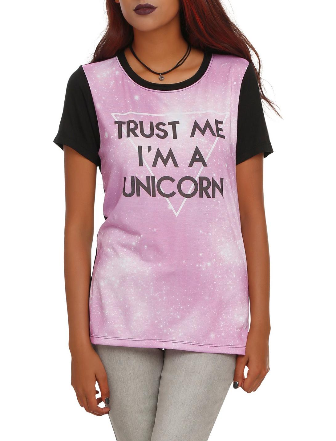 Unicorn Galaxy Girls T-Shirt, , hi-res