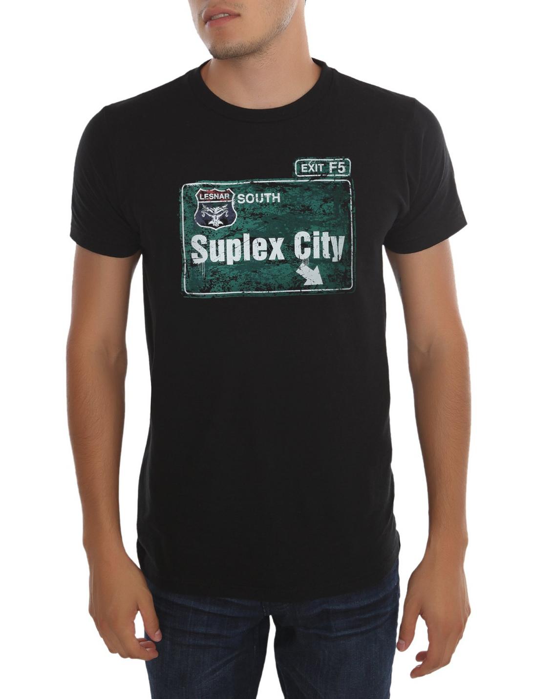WWE Brock Lesnar Suplex City T-Shirt, BLACK, hi-res