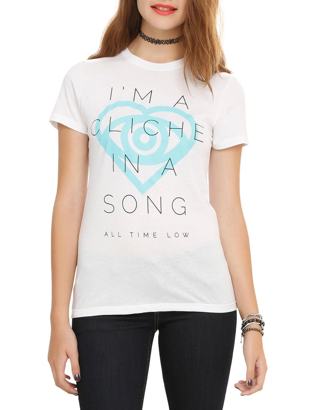 All Time Low I'm A Cliche Girls T-Shirt, , hi-res