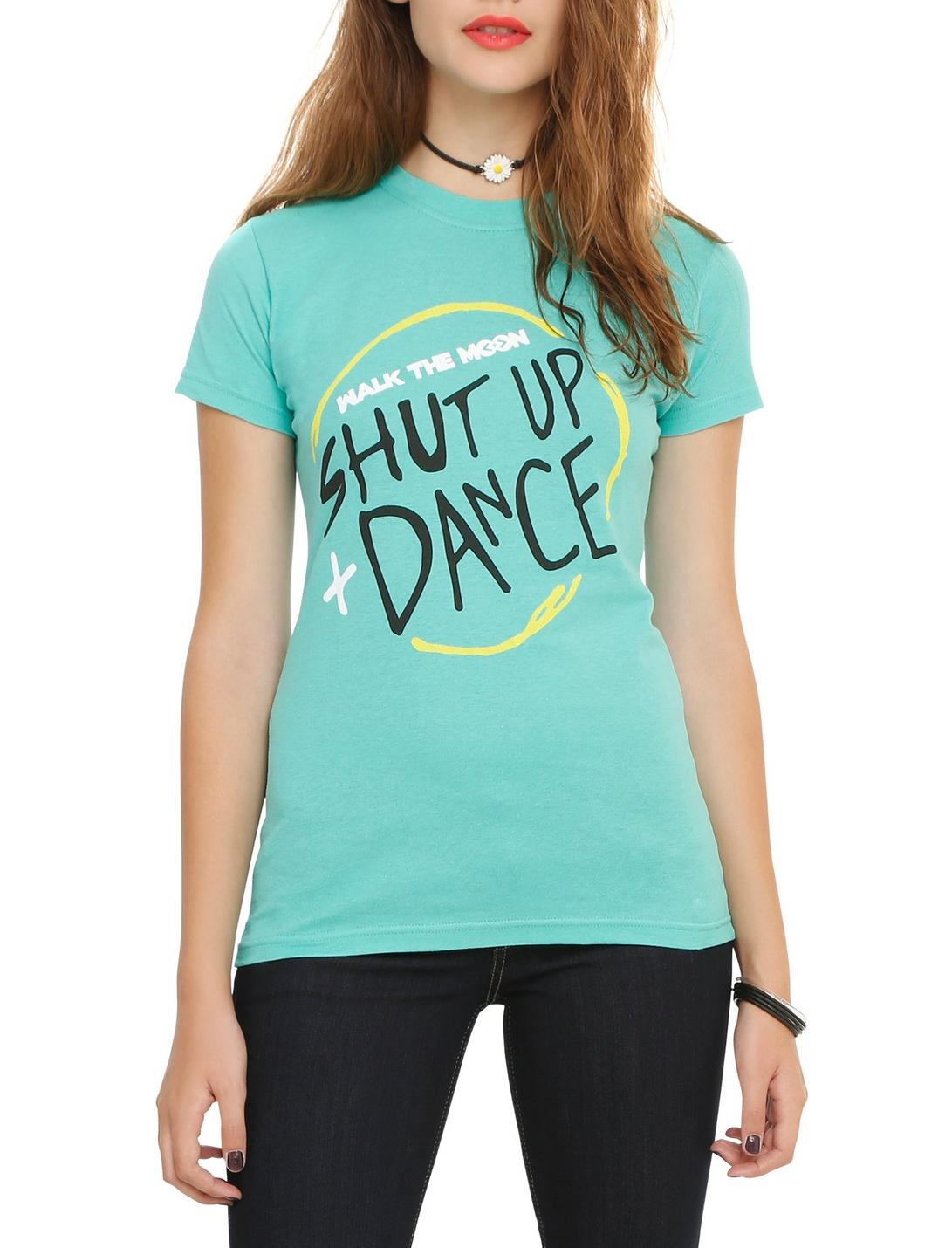 Walk The Moon Shut Up And Dance Girls T-Shirt, TURQUOISE, hi-res