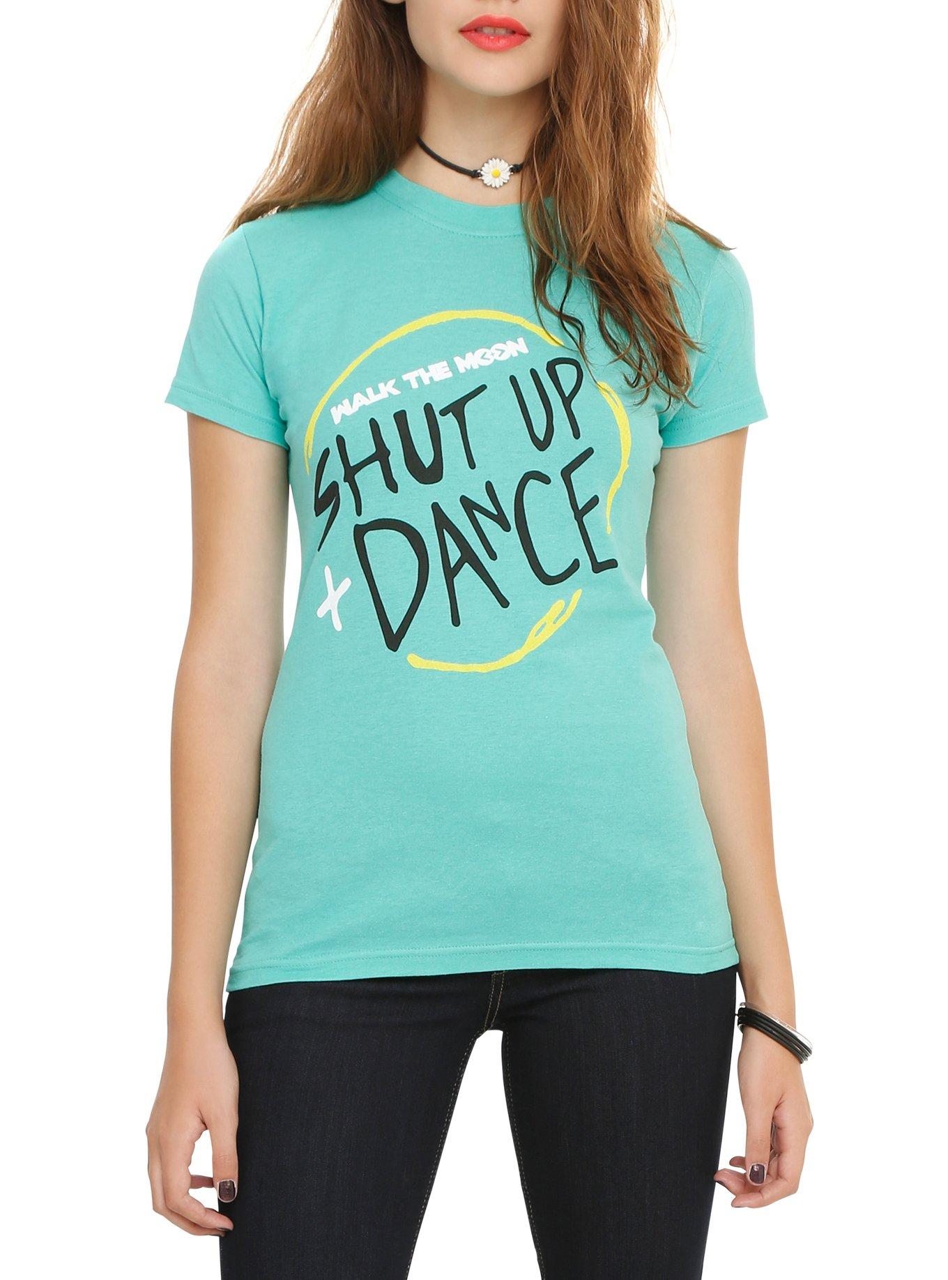 Walk The Moon Shut Up And Dance Girls T-Shirt, TURQUOISE, hi-res