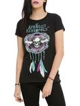 Avenged Sevenfold Dreamcatcher Girls T-Shirt, BLACK, hi-res