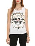 Bring Me The Horizon Flower Girls Muscle Top, WHITE, hi-res