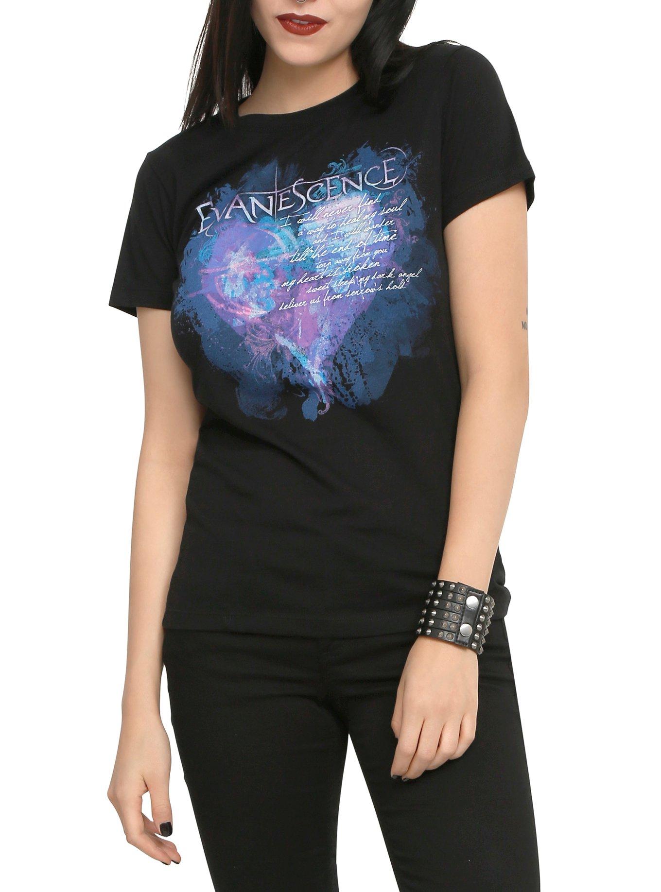 Evanescence Heart Girls T-Shirt | Hot Topic