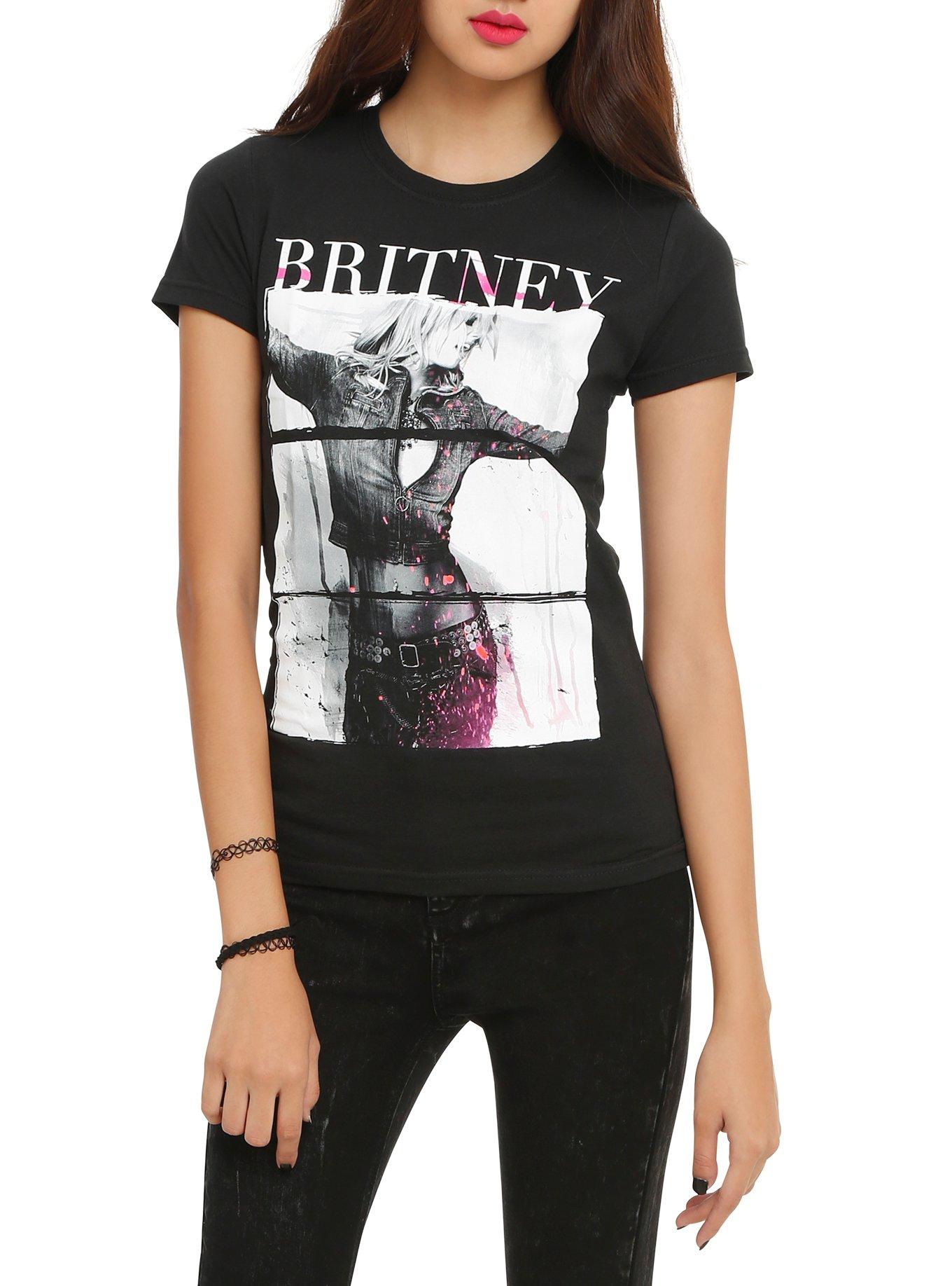 Britney Spears Dancing Girls T-Shirt, BLACK, hi-res