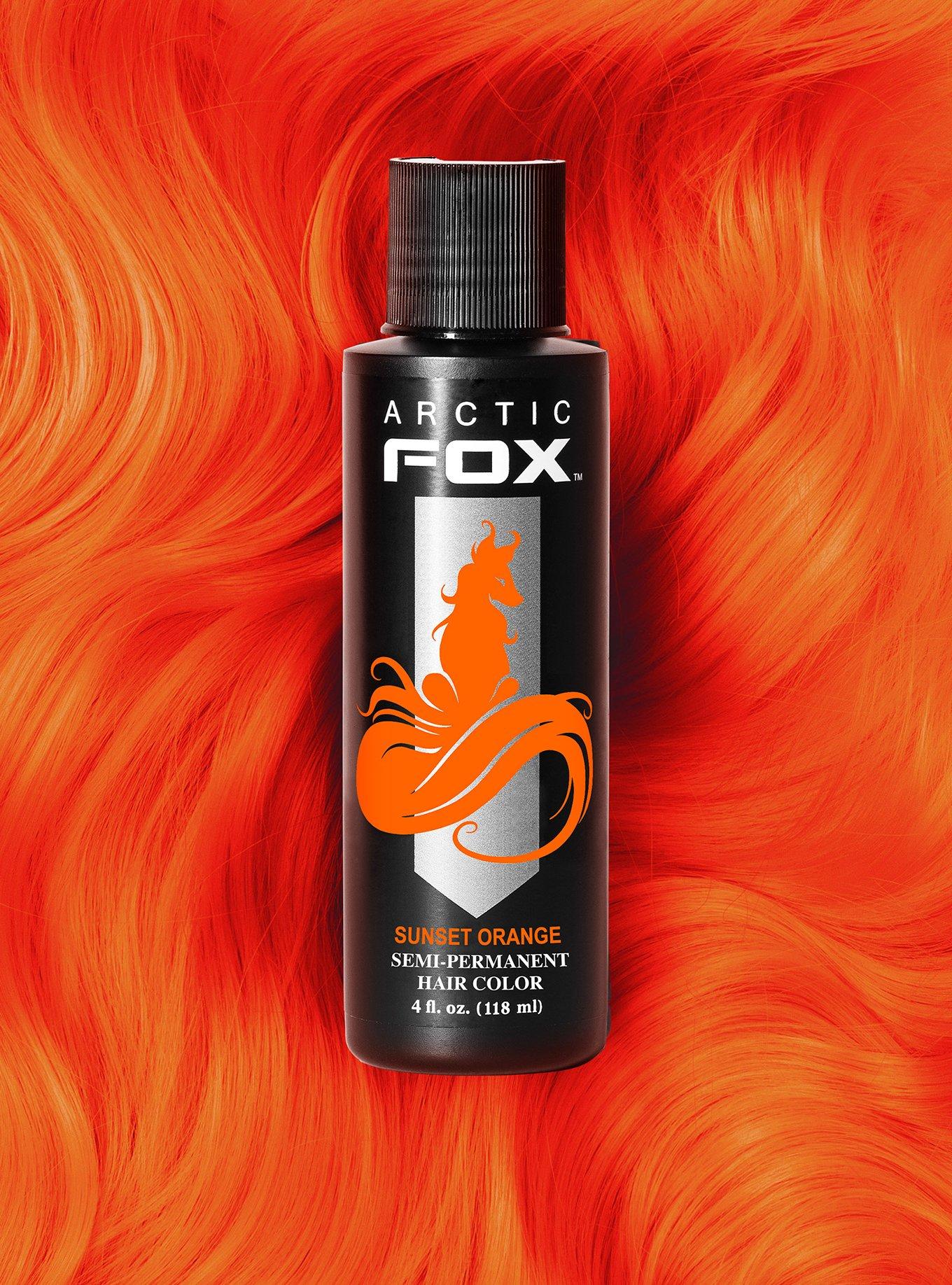 Arctic Fox Semi-Permanent Sunset Orange Hair Dye, , hi-res