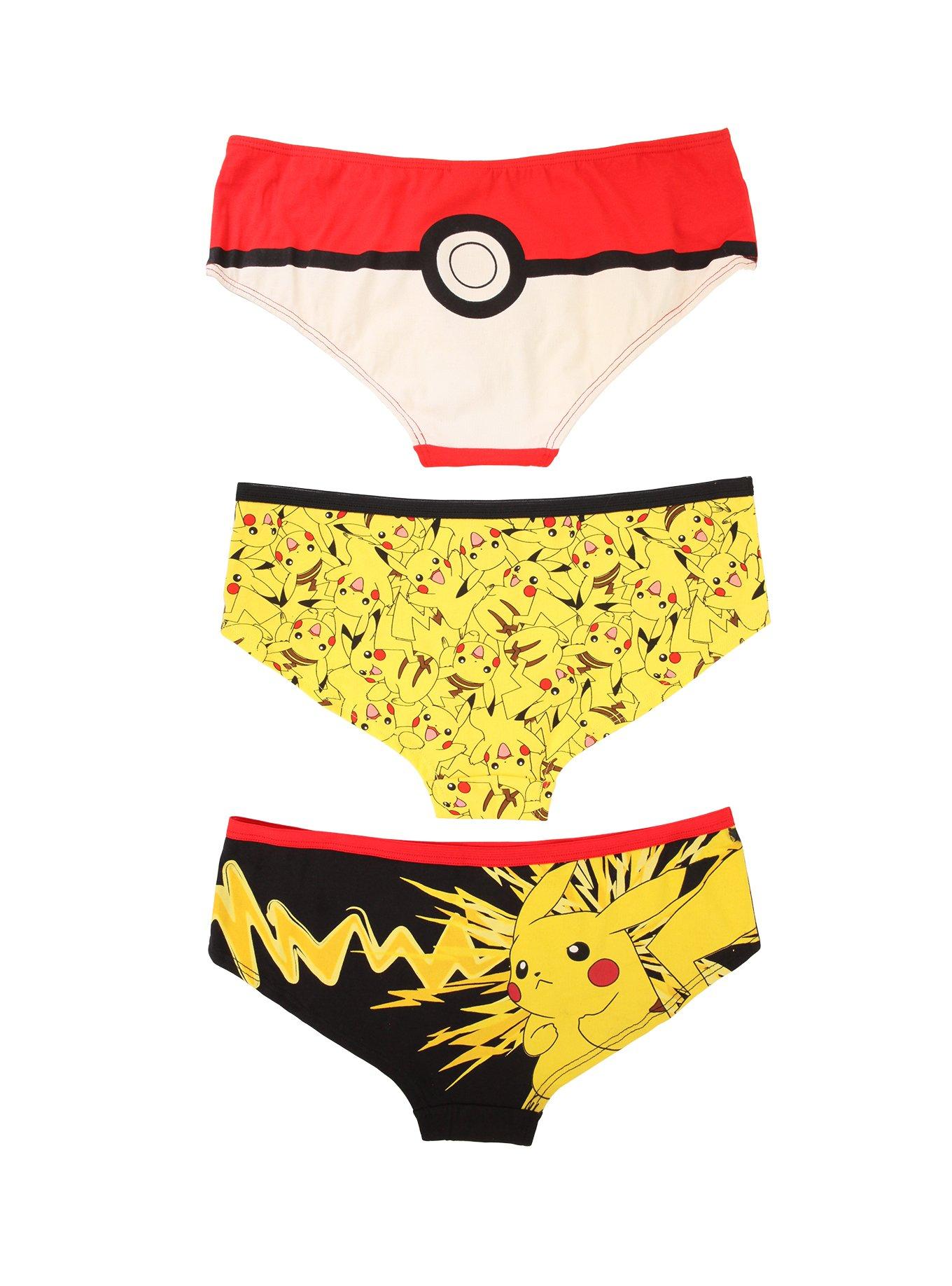 Anime Pikachu Print Underwear Set 