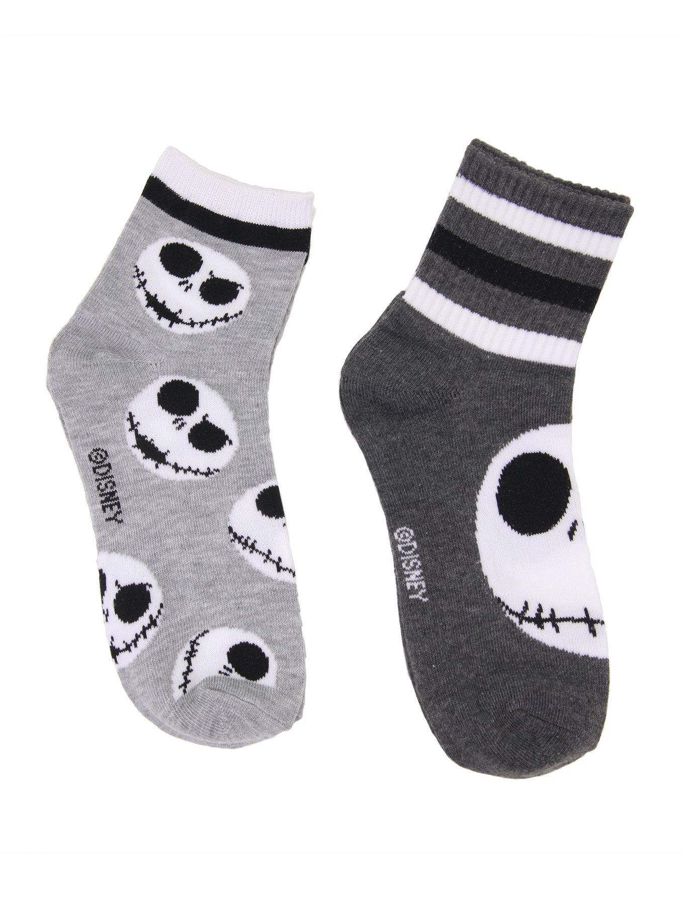 The Nightmare Before Christmas Jack Skellington Varsity Socks 2 Pair, , hi-res