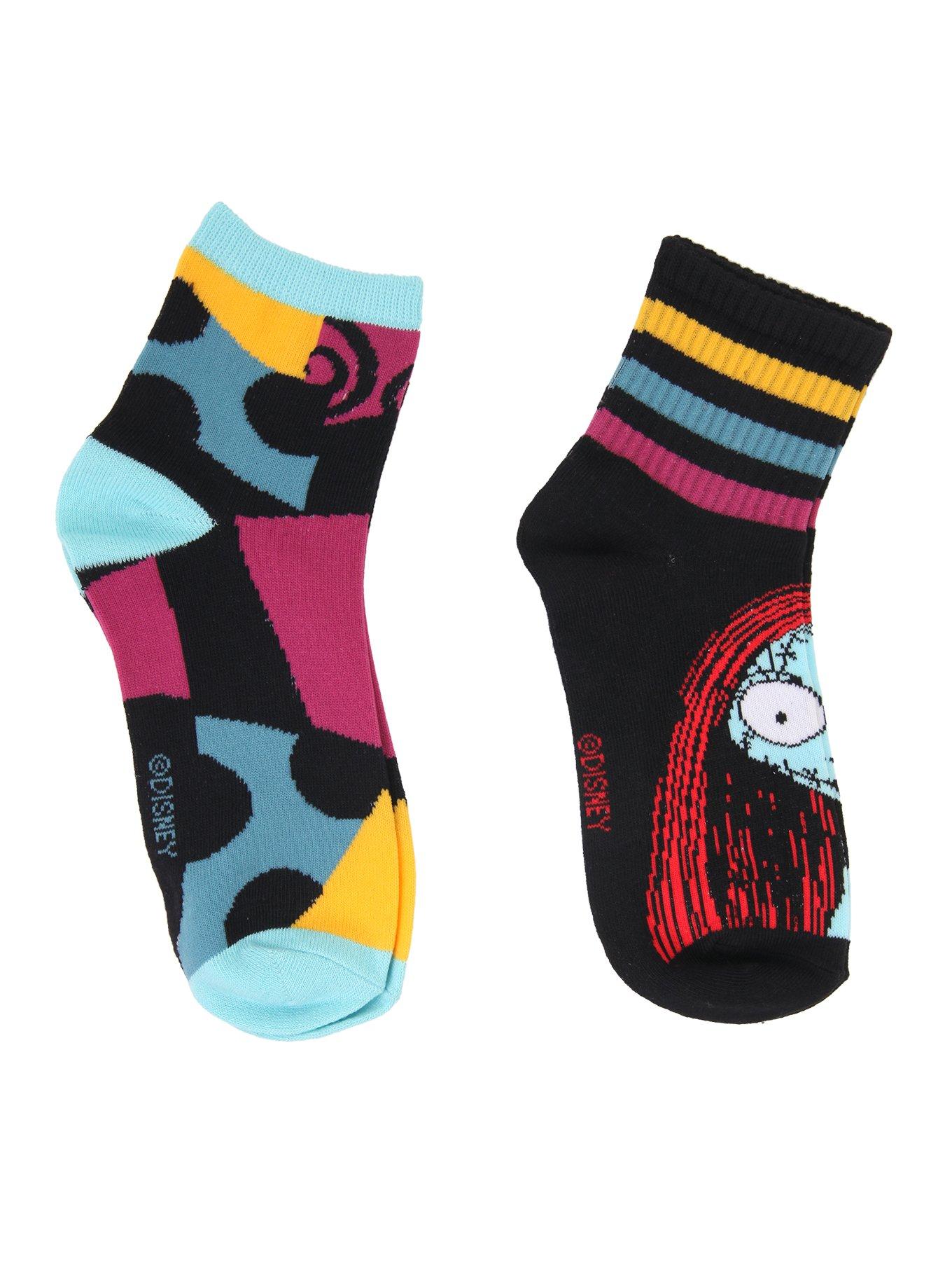 The Nightmare Before Christmas Sally Varsity Socks 2 Pair Hot Topic
