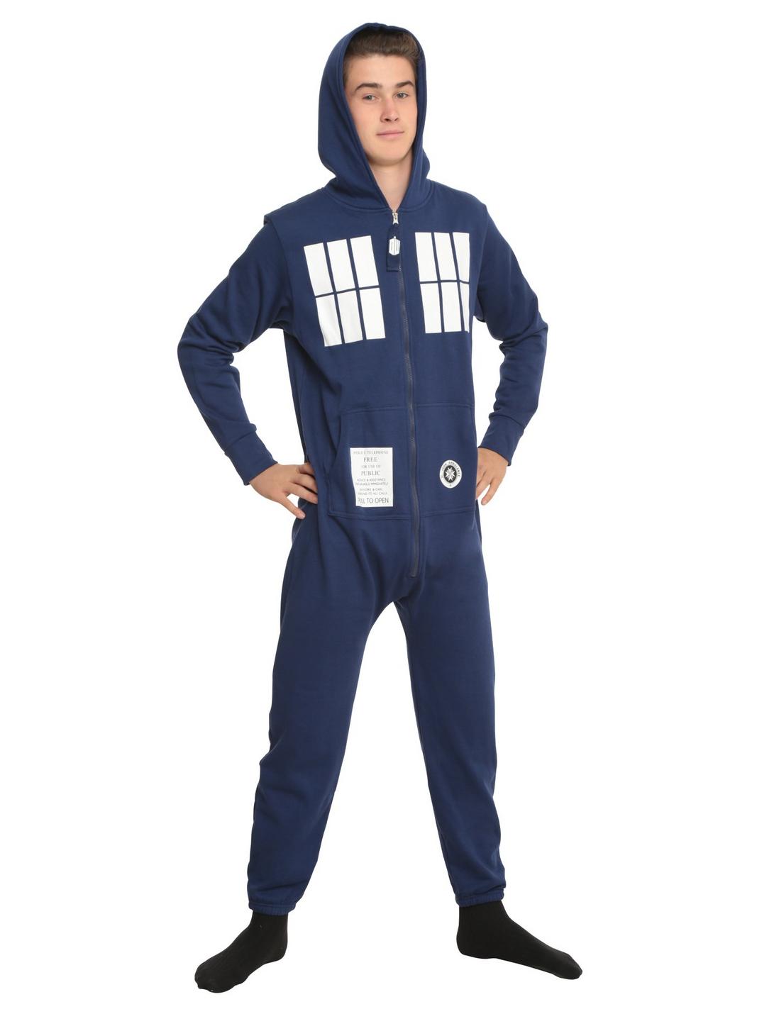 Doctor Who TARDIS Union Suit, , hi-res
