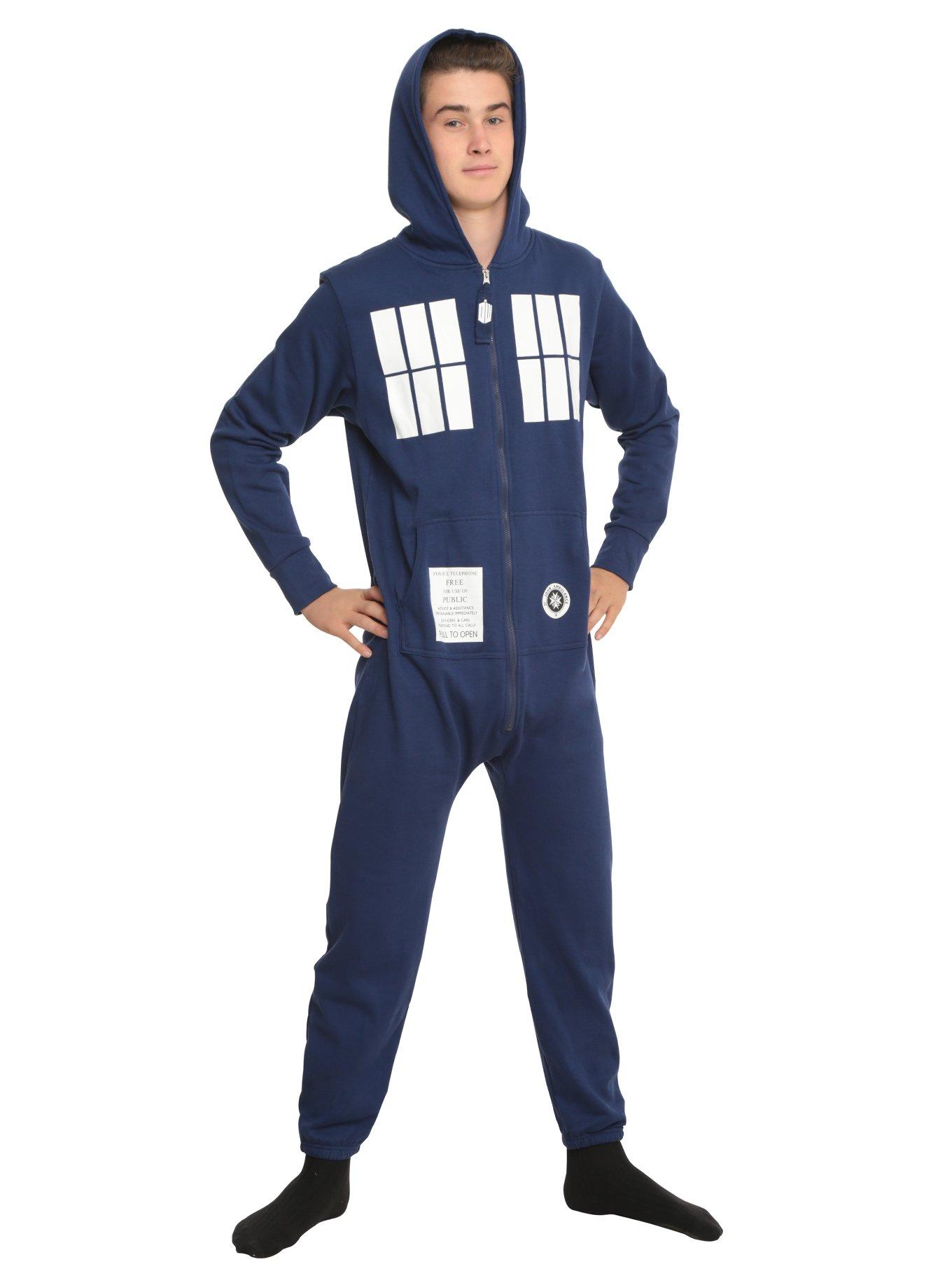 Doctor Who TARDIS Union Suit, , hi-res