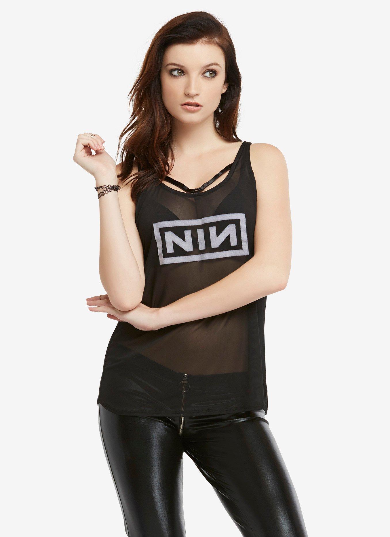 Nine Inch Nails Strappy Mesh Tank | Hot Topic