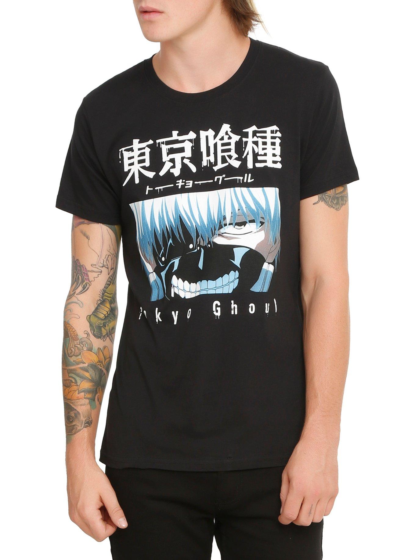 Tokyo Ghoul Close Up T-Shirt, BLACK, hi-res