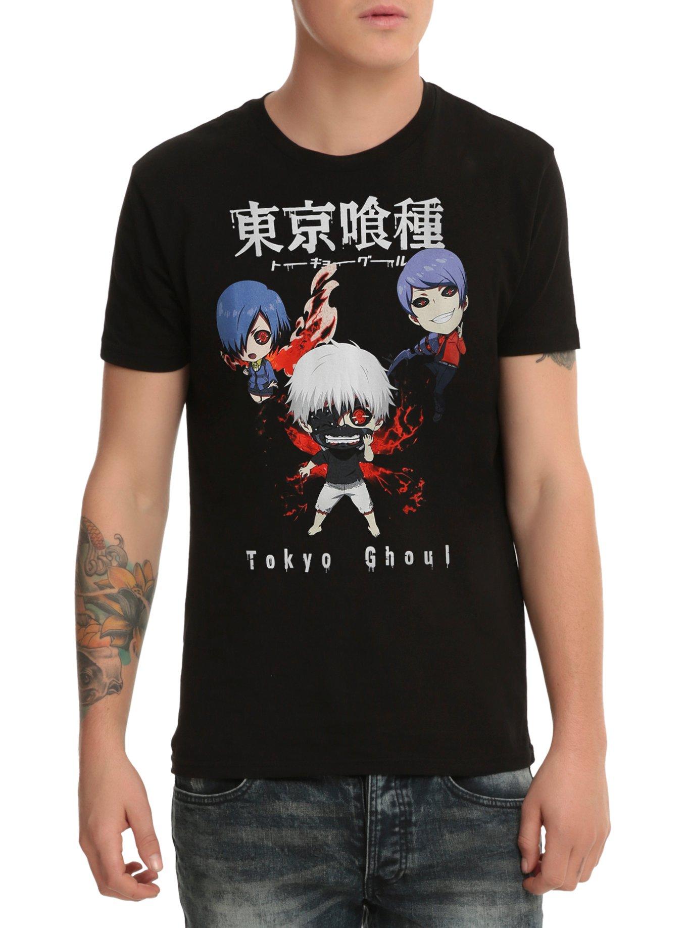 Tokyo Ghoul Chibi Trio T-Shirt, BLACK, hi-res