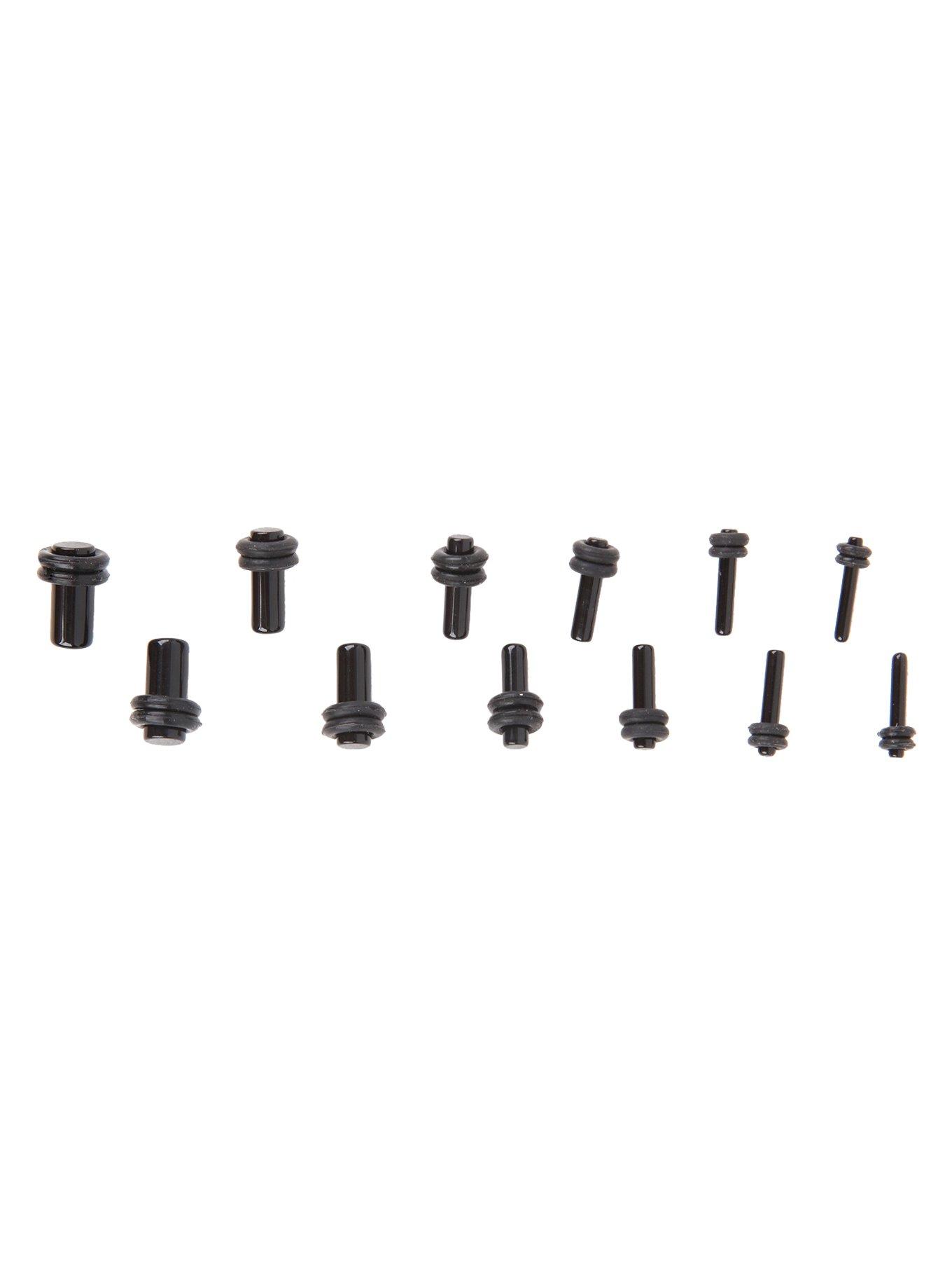 Black Plug Kit 14G - 4G, , hi-res