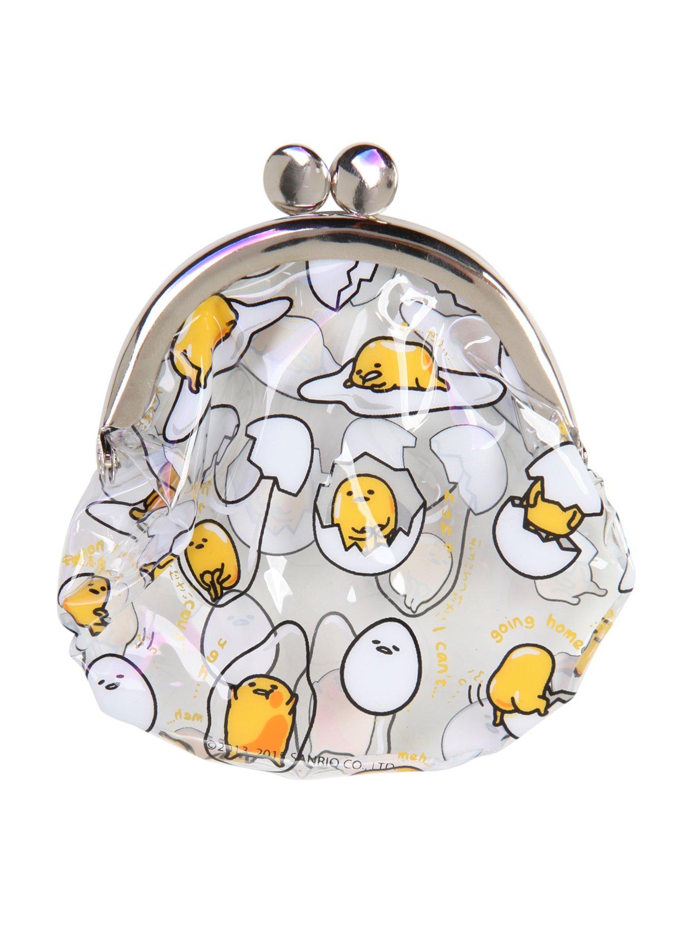 Gudetama The Lazy Egg Clear Coin Purse, , hi-res