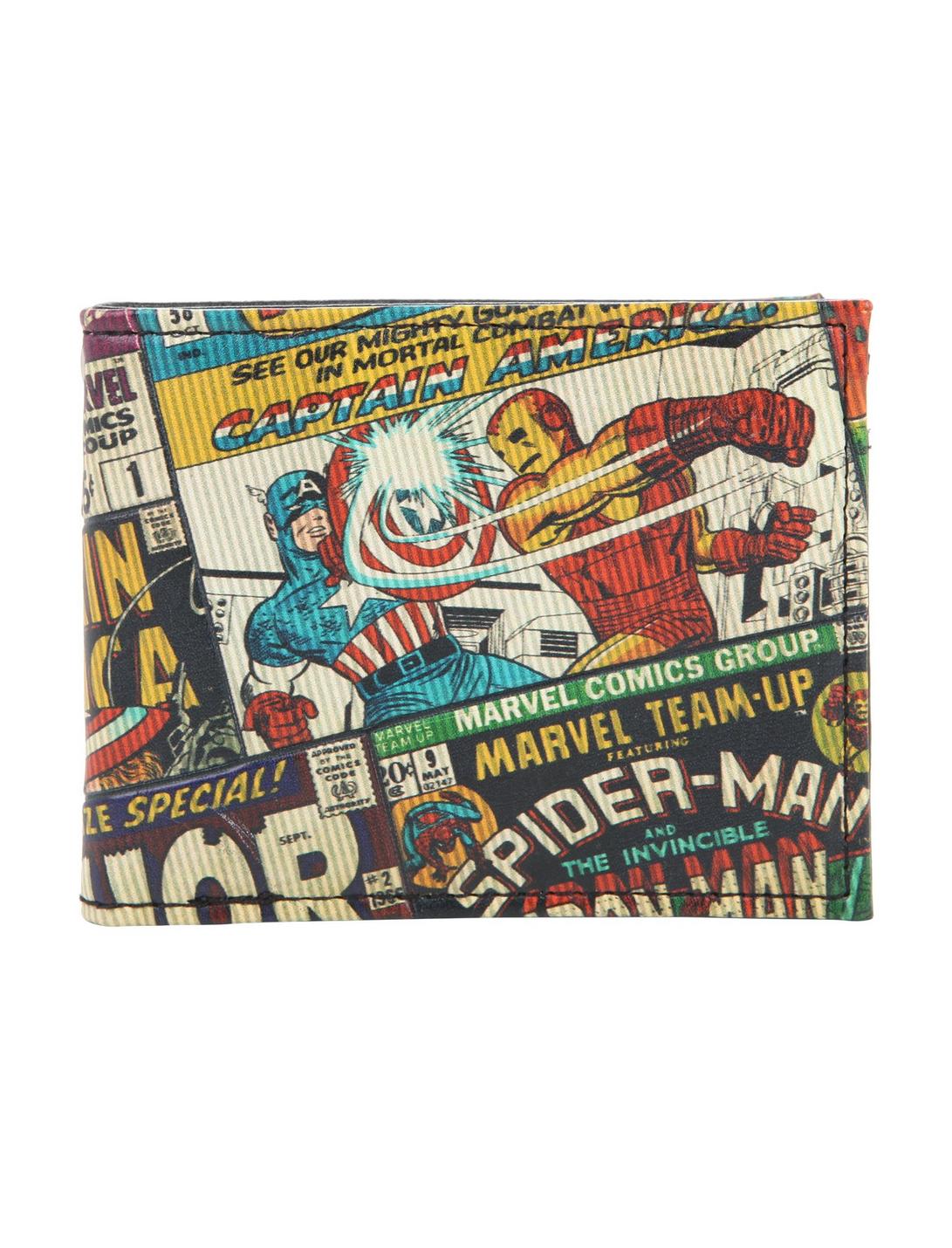 Marvel Classic Comic Bi-Fold Wallet, , hi-res