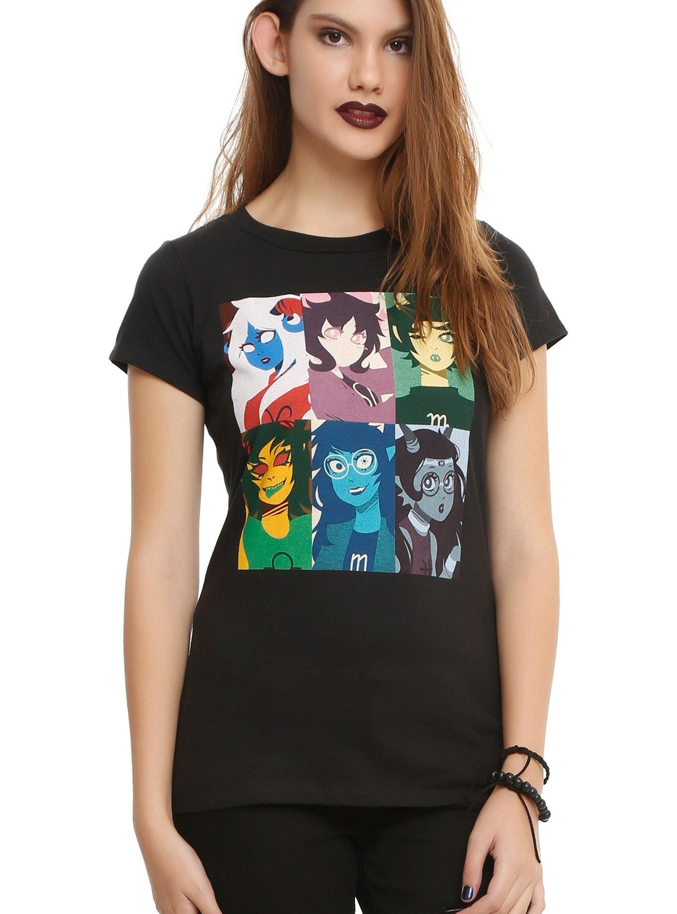 Homestuck Lovely Lady Trolls Girls T Shirt