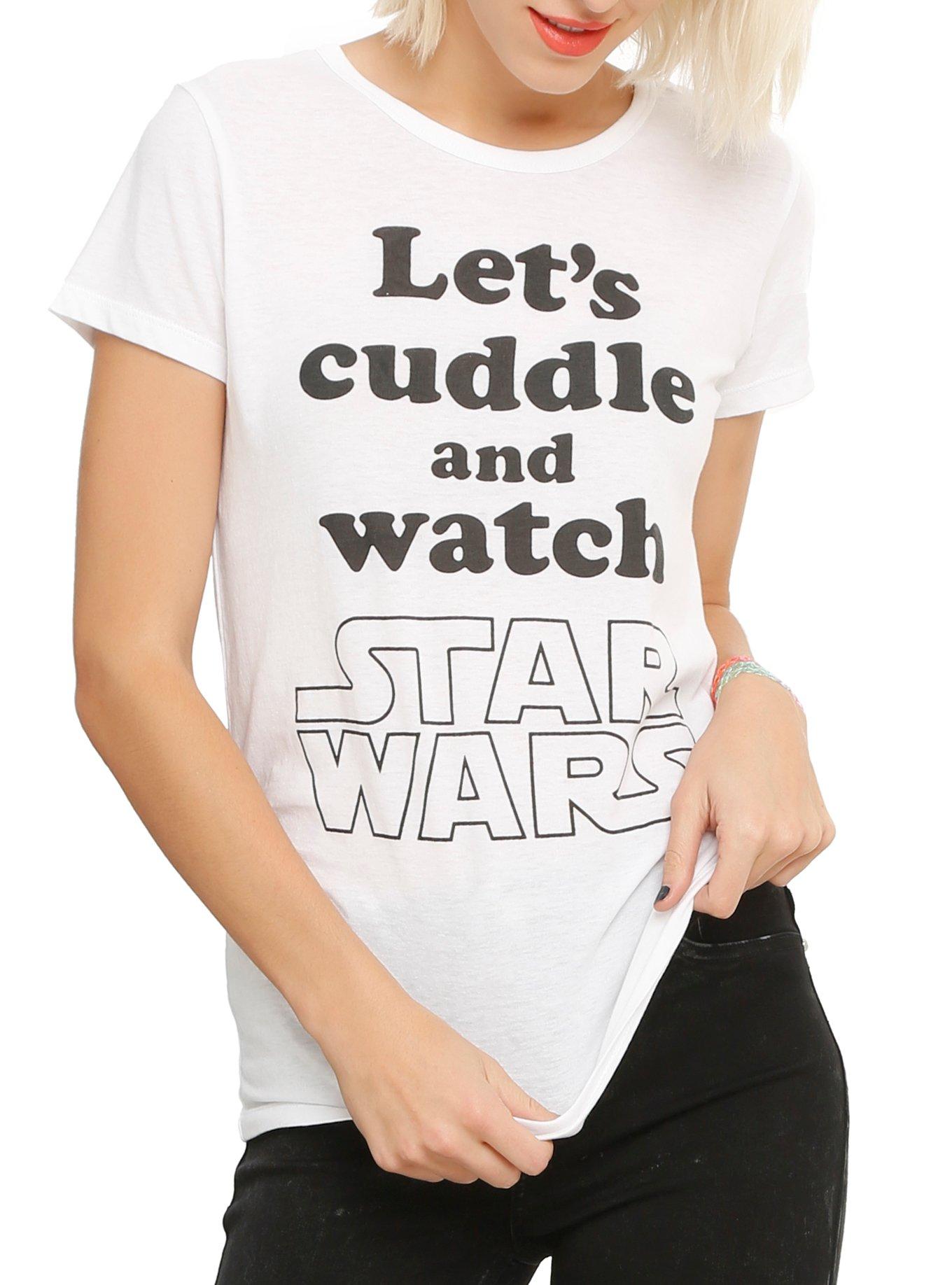 Star Wars Let's Cuddle Girls T-Shirt, BLACK, hi-res
