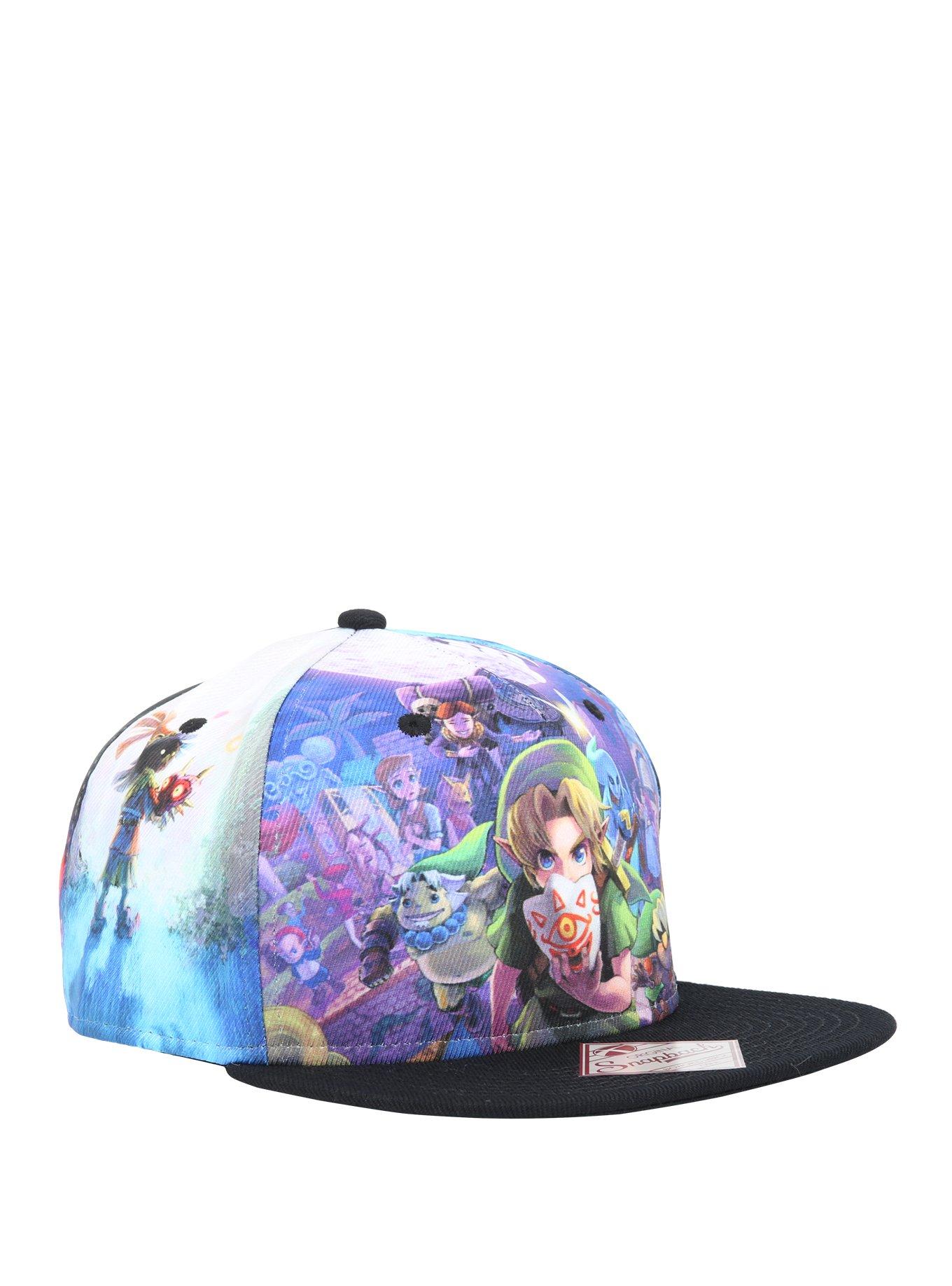 The Legend Of Zelda: Majora's Mask 3D Allover Snapback Hat, , hi-res
