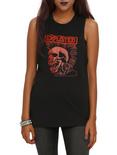 The Exploited Mohawk Logo Girls Muscle Top, BLACK, hi-res